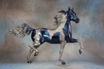Bold Illusion - Glossy Metallic Colorshift and Holographic Tobiano Huckleberry Bey
